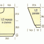 Вяжем пестрый пуловер из меланжа (Раппорт)